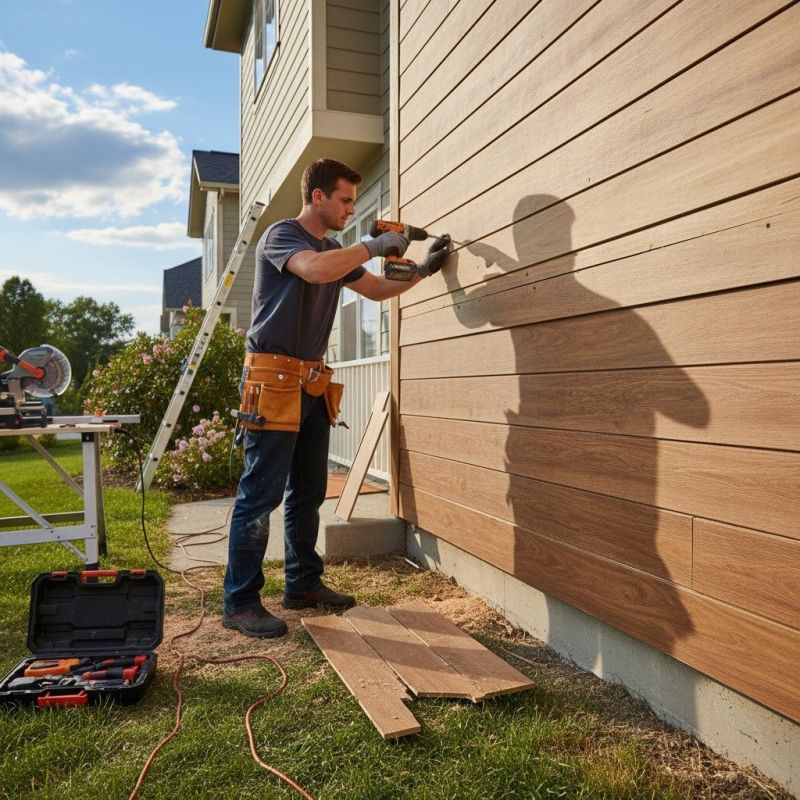 Local Cement Siding Replacement pros at work